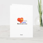 Carte de voeux Clara Barton de la Journée de la Cr (Dos)