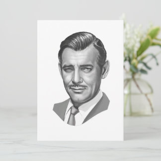 Carte de voeux Clark Gable