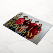 Carte de vœux classique à motif de foil gras pour  (Rotation)