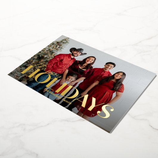 Carte de vœux classique à motif de papier alu pour (Rotation)