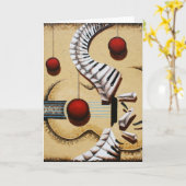 Carte de voeux classique de débuts (Fleur jaune)