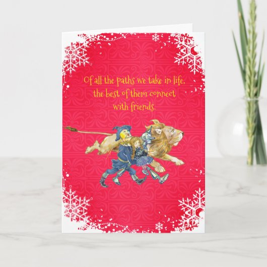 Carte de vœux classique de Noël avec l'ami du Magi (Devant)