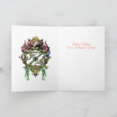 Carte de vœux classique de Noël avec l'ami du Magi (Intérieur)