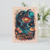 Carte de voeux classique Halloween #5 (Debout devant)