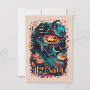 Carte de voeux classique Halloween #5