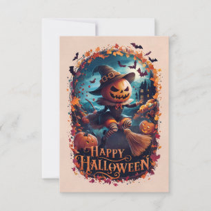 Carte de vœux classique Joy Halloween #3
