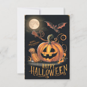 Carte de vœux classique Joyeux Halloween #2
