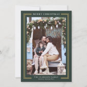 Carte de vœux classique Joyeux Noël (Devant)