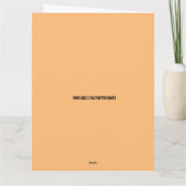 Carte de voeux CLASSIQUE ROUGE VOITURE ANNIVERSAIR (Dos)