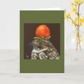 Carte de voeux Claudia (Fleur jaune)