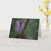 Carte de voeux Clematis italienne (Fleur jaune)