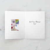 Carte de voeux Clown Face (Intérieur)