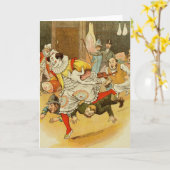 Carte de voeux "Clown on the Lam" (Fleur jaune)