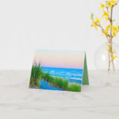 Carte de voeux Coastal Cape (Fleur jaune)