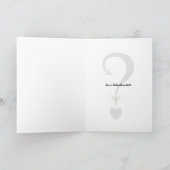 Carte de vœux cœur point d'interrogation Saint-Val (Intérieur)