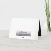 Carte de voeux Coeur Saignant (Dos)