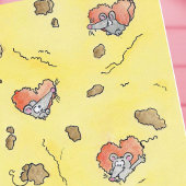 carte de vœux COEURS DE FROMAGE de Nicole Janes