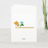 Carte de voeux Coin de grenouille (Dos)