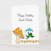 Carte de voeux Coin de grenouille (Devant)