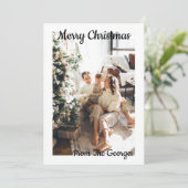 CARTE DE VOEUX COLLAGE DE NOËL (Debout devant)