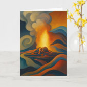 Carte de vœux Collectable Glow Forth (Fleur jaune)