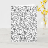 Carte de voeux Color Me - Enveloppes incluses (Fleur jaune)