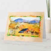 Carte de vœux Colorado en automne (Devant)