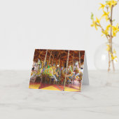 Carte de voeux colorée d'anniversaire (Fleur jaune)