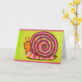 Carte de voeux Colorée et amusante (Fleur jaune)