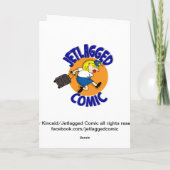 Carte de voeux comique Jetlagged--Toilettes (Dos)