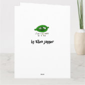 Carte de vœux comme deux pois dans une cosse (Dos)