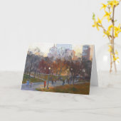 Carte de voeux commune de "Boston" (Fleur jaune)