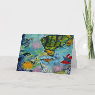 Carte de voeux comportant des illustrations