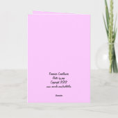 Carte de voeux - Coneflowers (Dos)