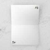 Carte de voeux confortable de Noël Neige Accueil (Intérieur)