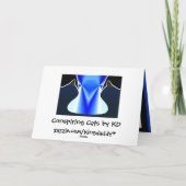 Carte de voeux Conspiration Chats (Dos)