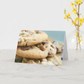 Carte de vœux Cookie 001 (Fleur jaune)