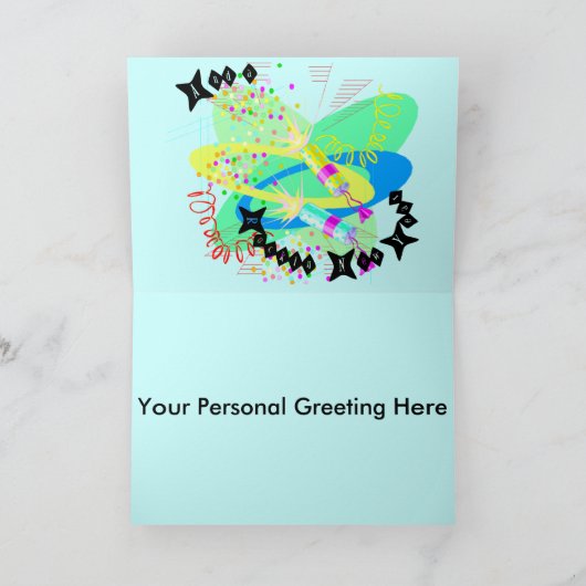 Carte de voeux cool Yule (Intérieur)