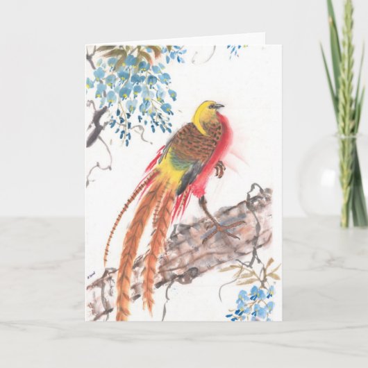 Carte de vœux Coq (Devant)