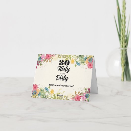 Carte de vœux coquine 30 (Dos)