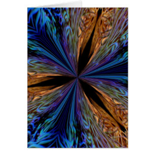Carte de voeux Coral Kaleidoscope