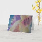 Carte de voeux Coral Reef Abstrait (Fleur jaune)