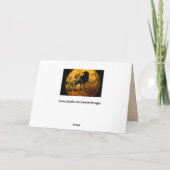 carte de vœux corbeau de lune (Dos)