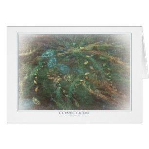 Carte de voeux Cosmic Ocean