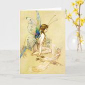 Carte de voeux Costume Fairy (Fleur jaune)