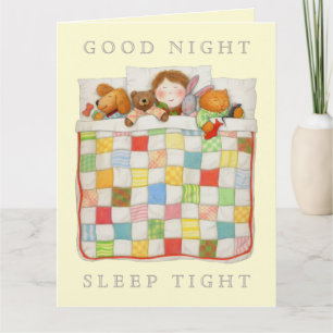 Carte de voeux COSY QUILT Big Grey Card / Jaune