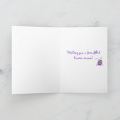 Carte de voeux "Couleurs de Pâques" (Intérieur)