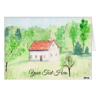 Carte de voeux Country Chapel
