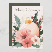 Carte de voeux Coupe et Fête (Devant / Derrière)