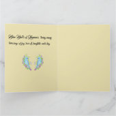 Carte de voeux ; Couple spécial leur jour de maria (Intérieur)